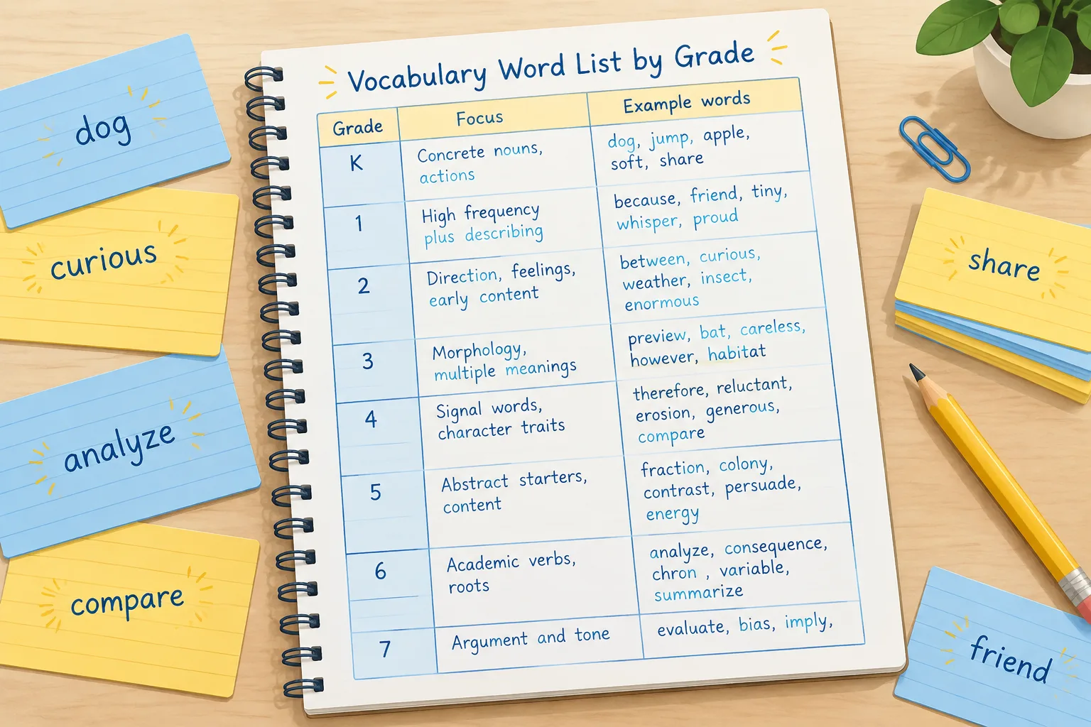 Open notebook page