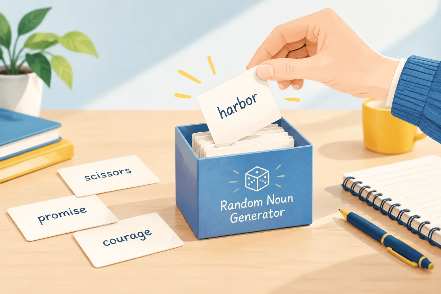 Editorial illustration of a hand pulling a paper card